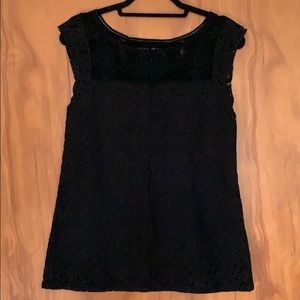 Black lace top